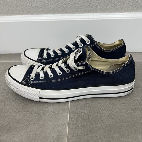 Converse Chuck Taylor All Star Mens 11.5/Womens 13.5 Blue Low Top Casual Shoes - Picture 3 of 5